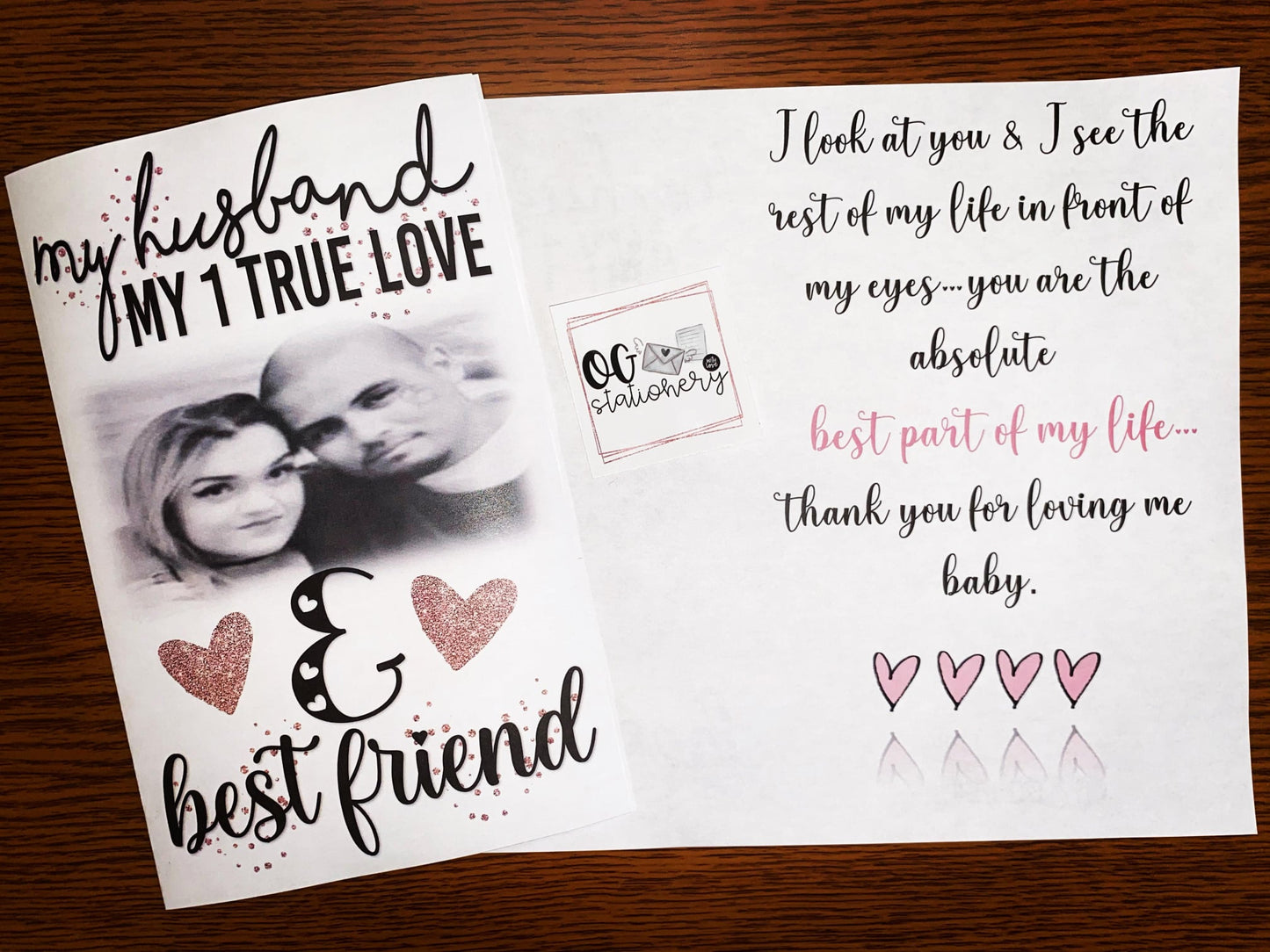 My husband, my one true love