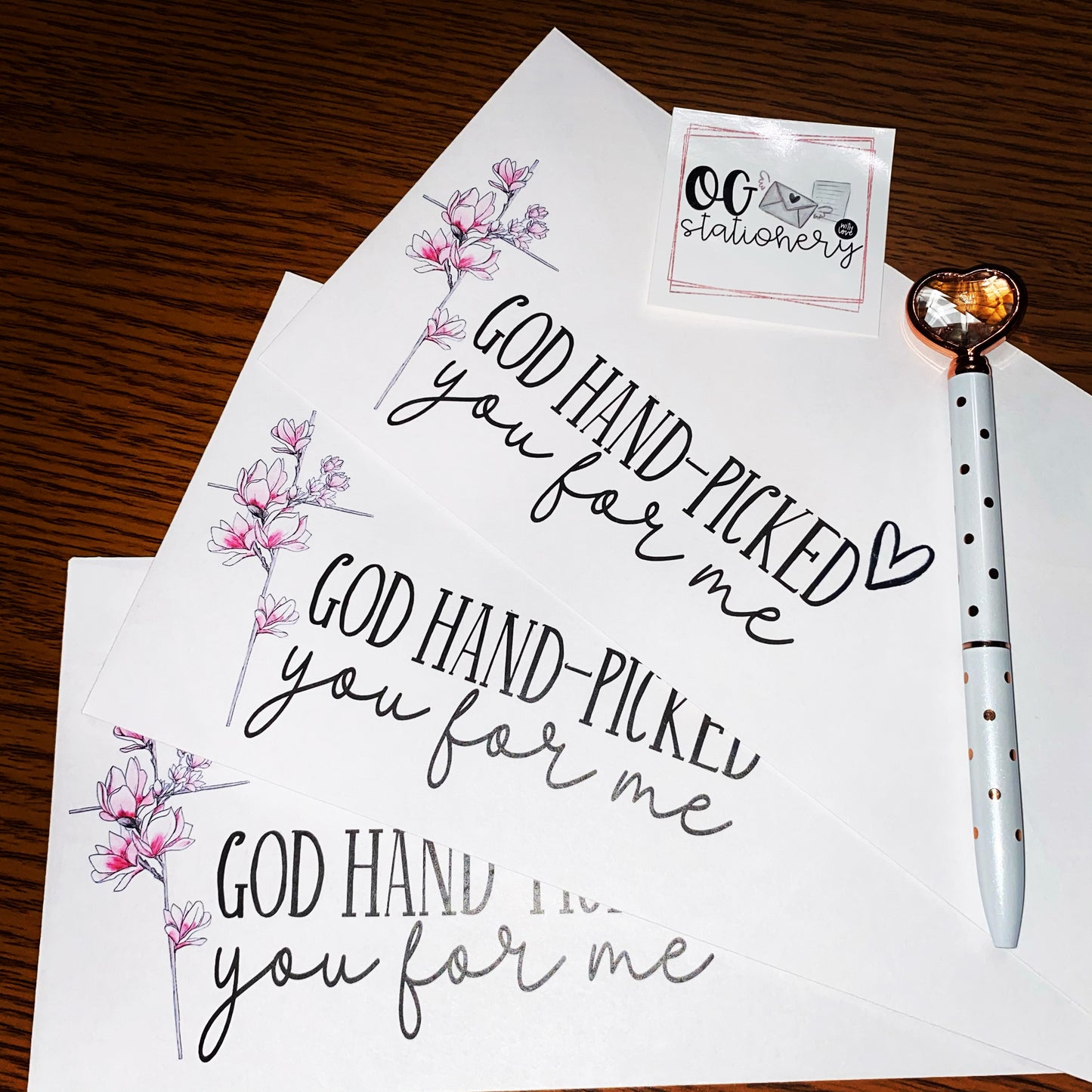 God hand picked you for me