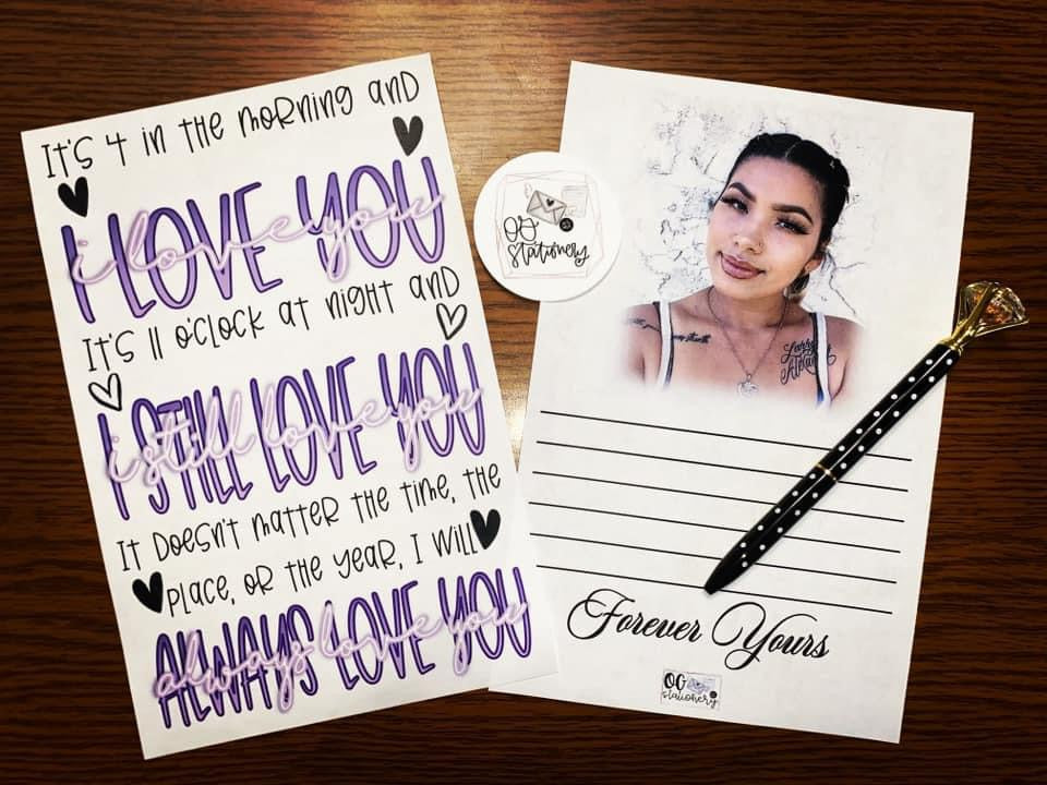 I love you (flat card)