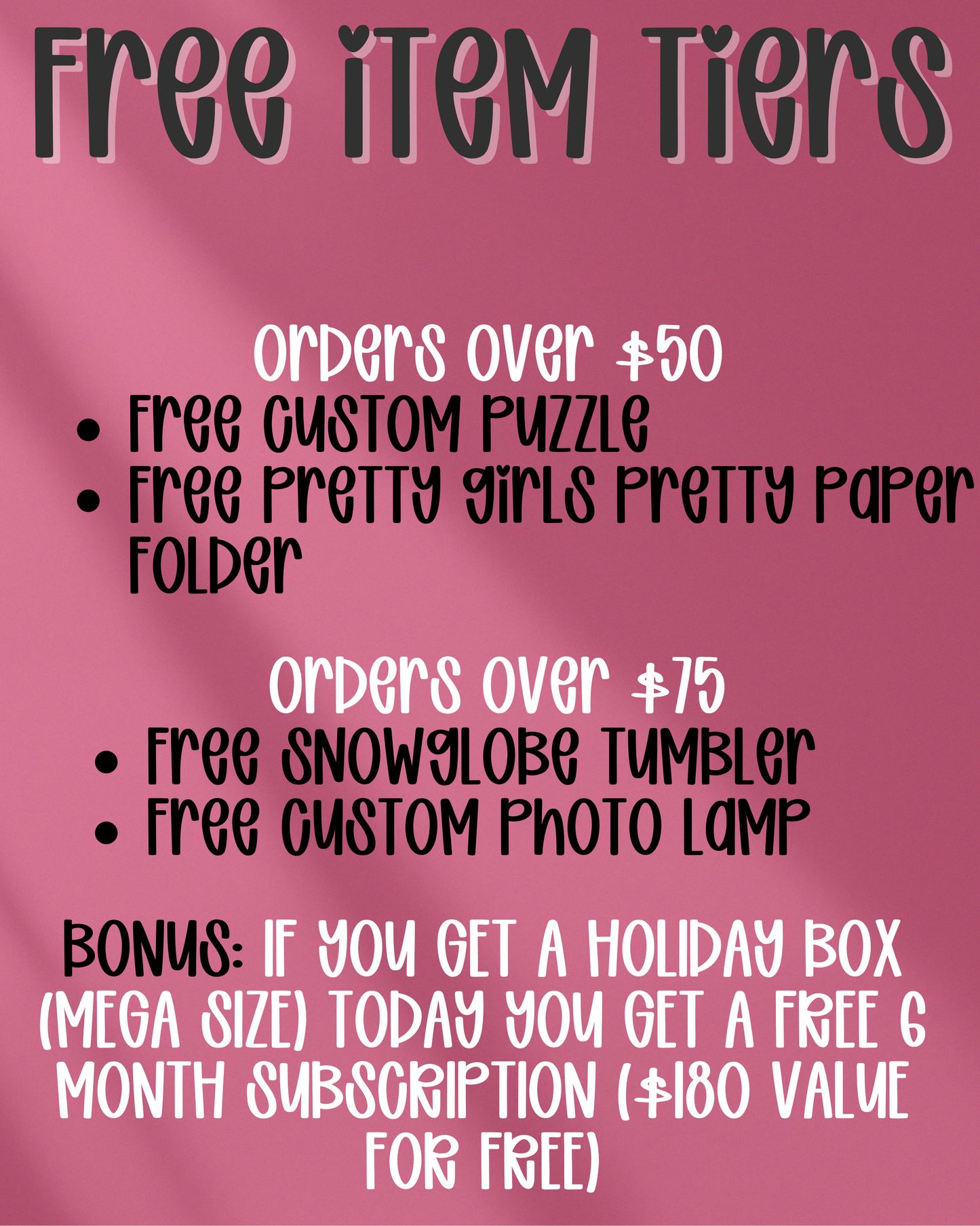 You Pick Your Special (NO CODES ALLOWED)