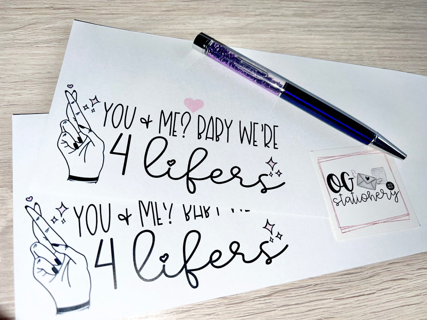 Baby we’re 4lifers