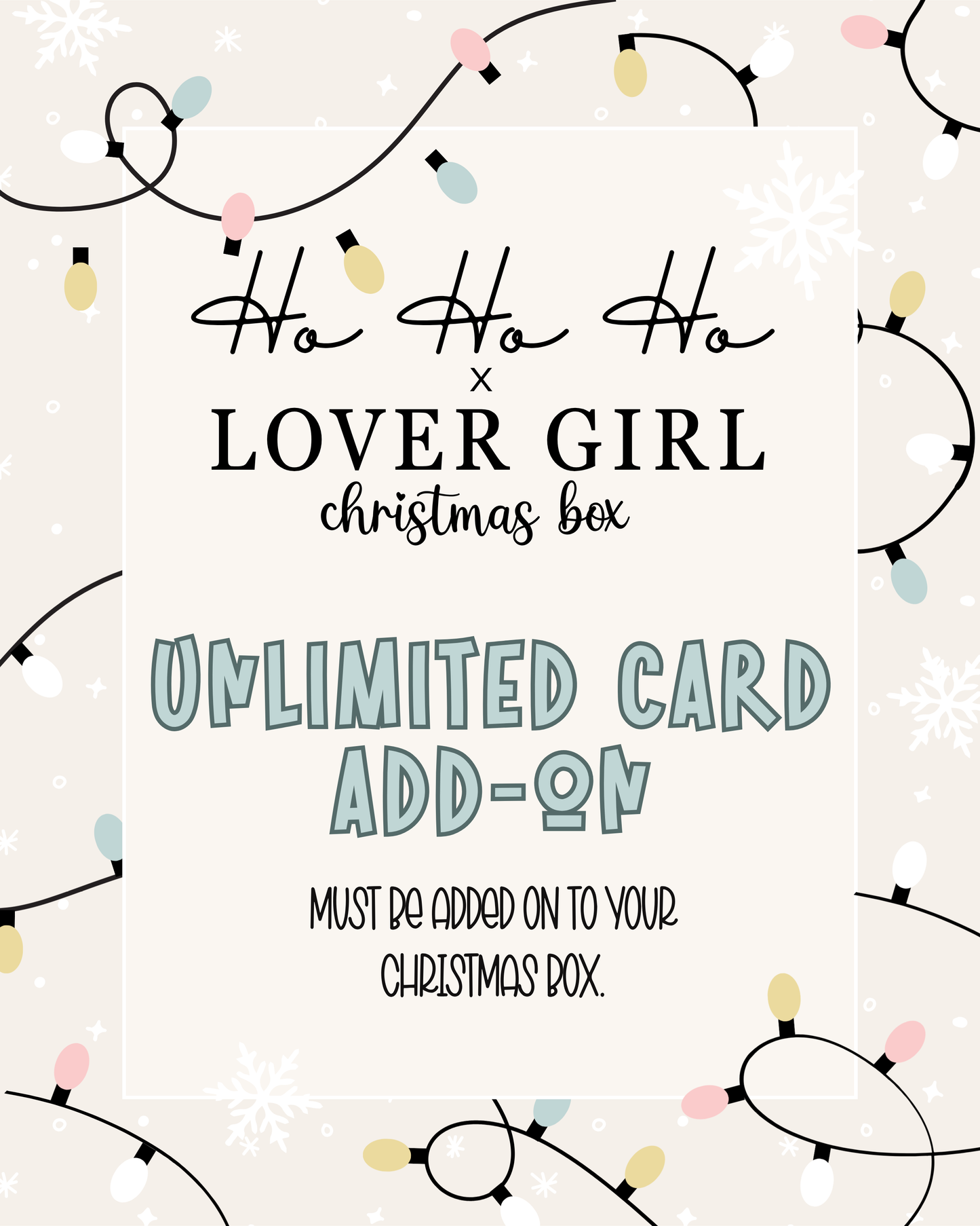 Lover Girl x Ho Ho Ho Christmas Box