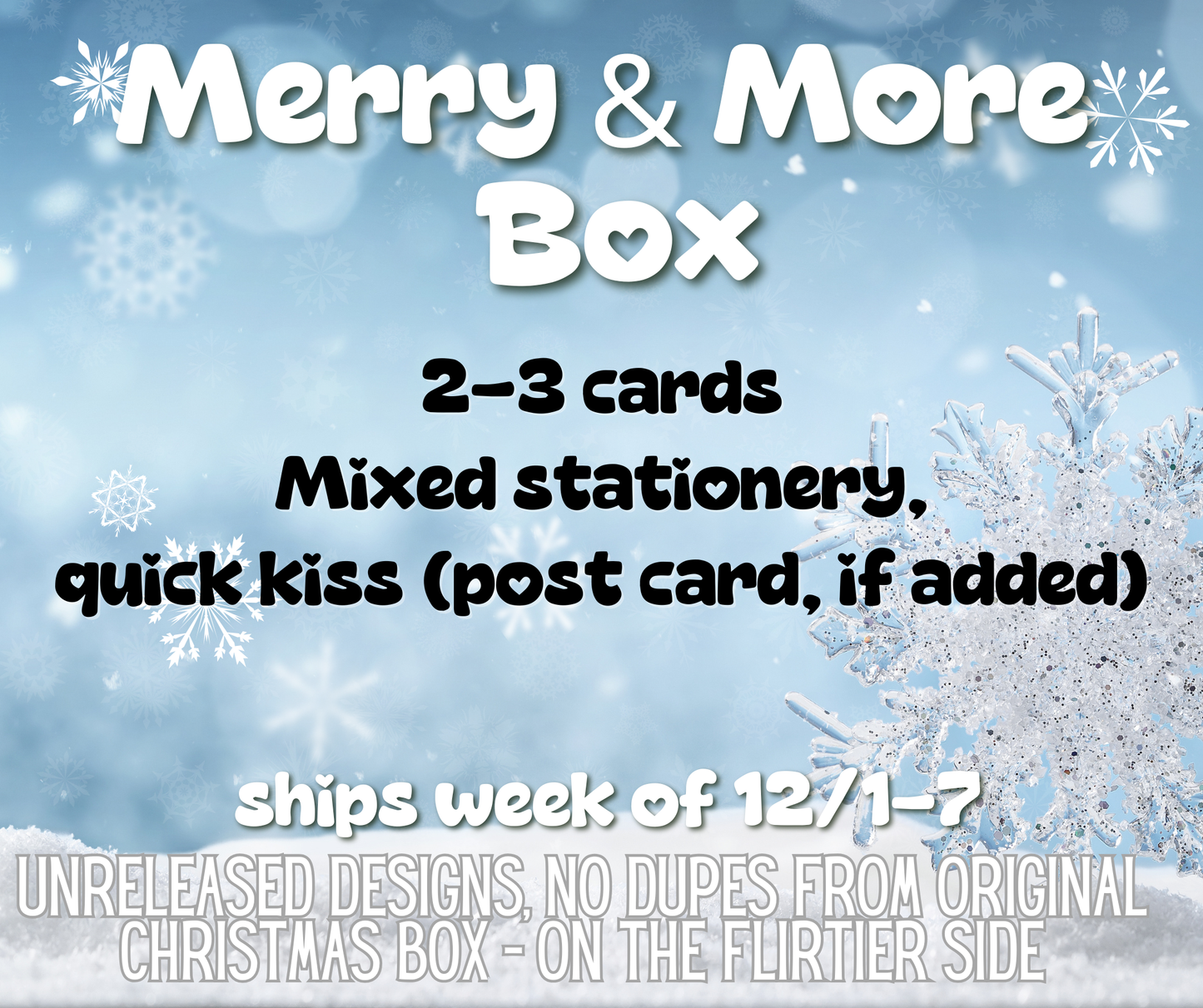 Merry & More Box (christmas 2.0)