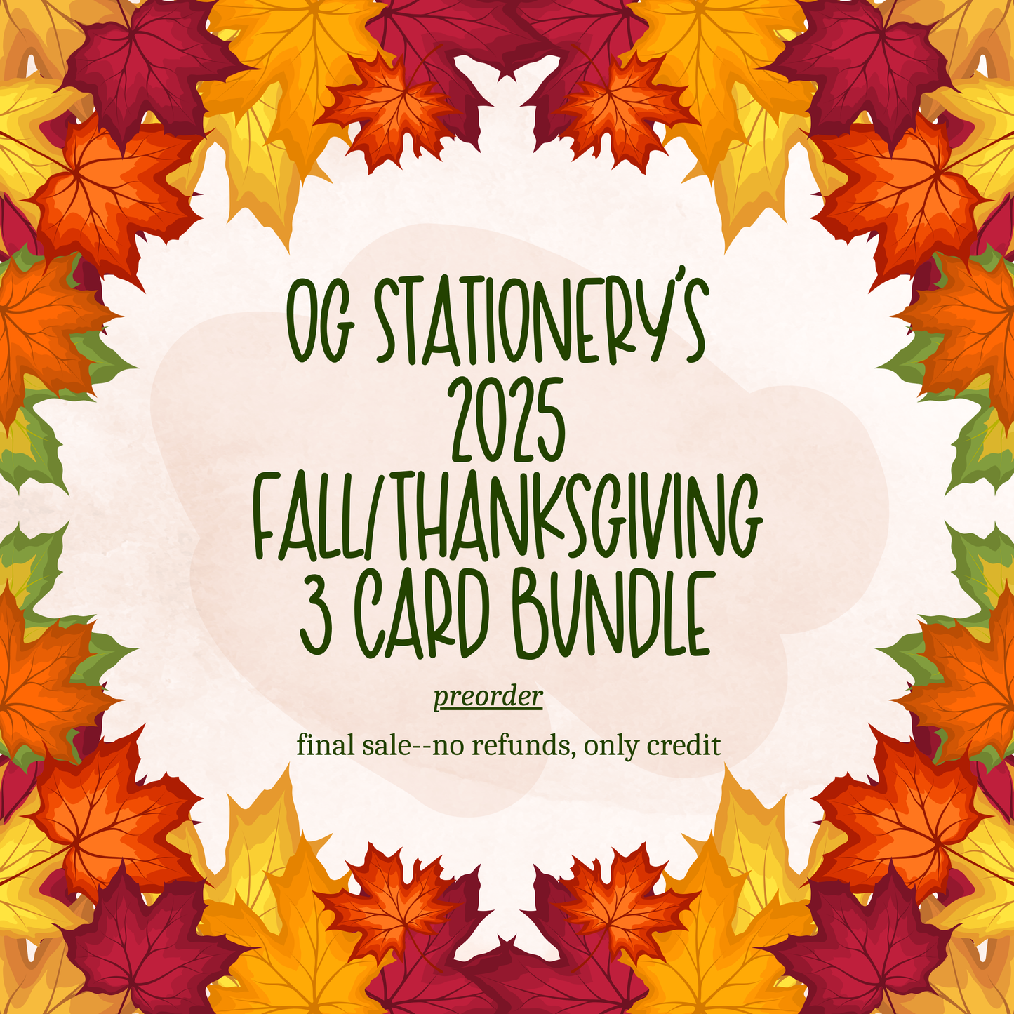 Thanksgiving 3 Card Bundle (PREORDER)