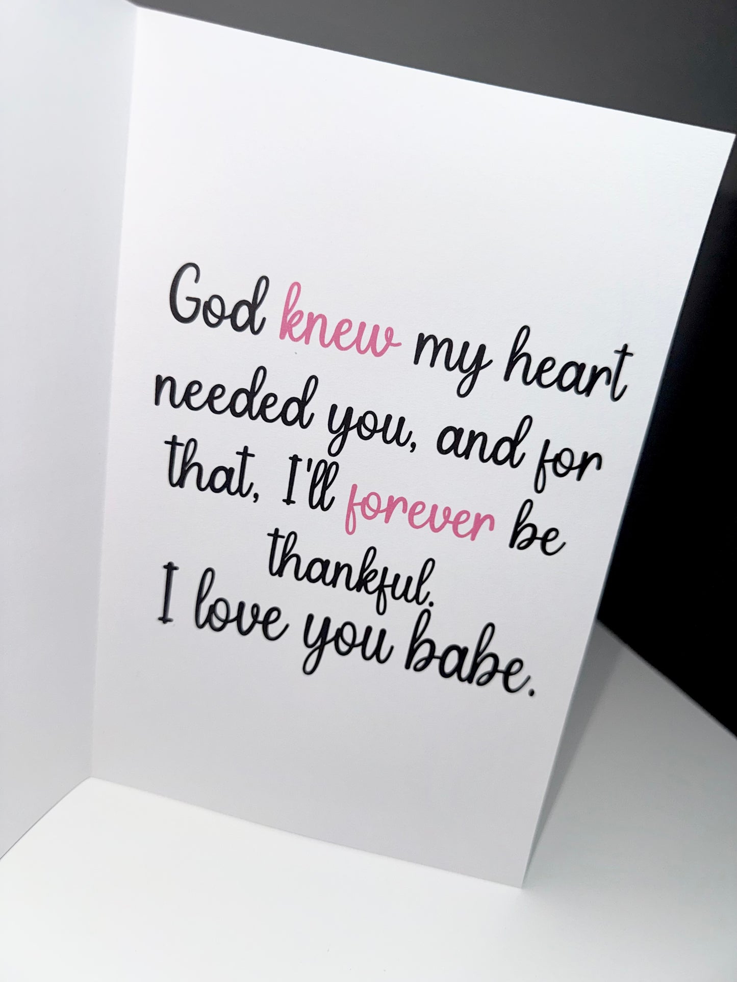 Thanking God For You