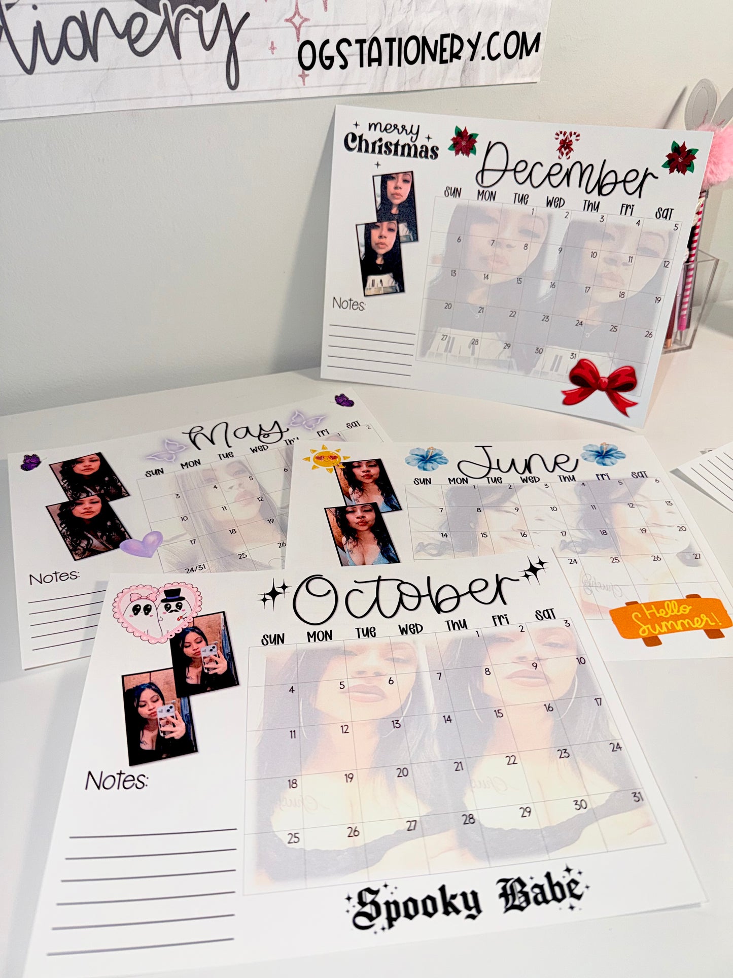 Monthly Calendar - style 1