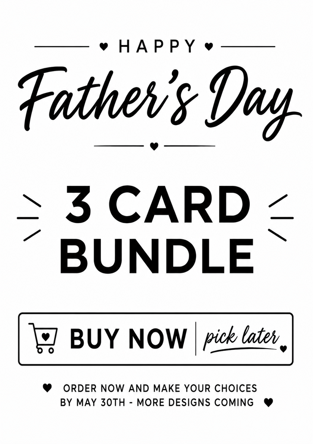 Father’s Day 3 Card Bundle