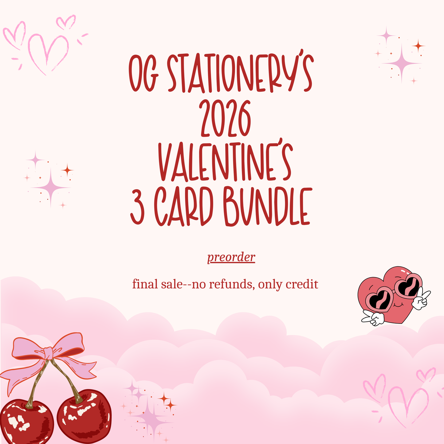 Valentine's Day 3 Card Bundle (PREORDER)