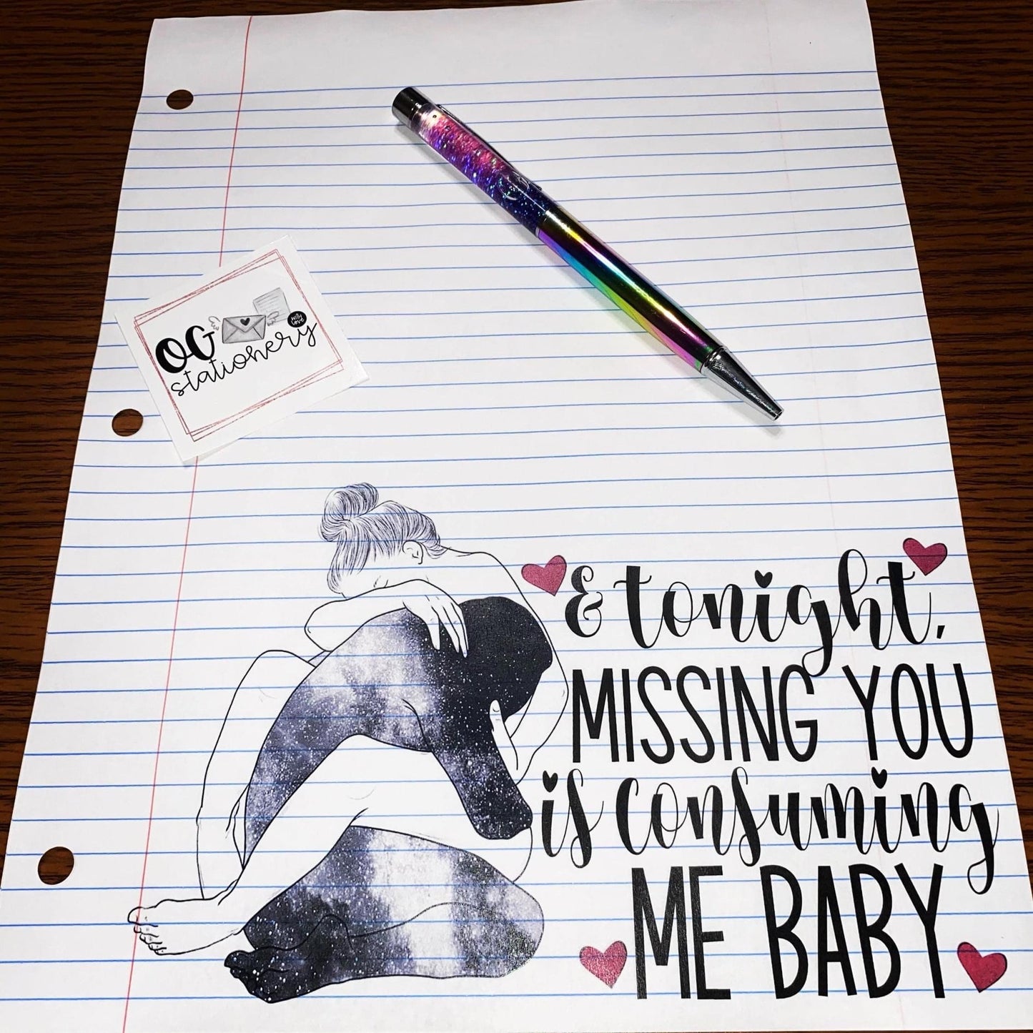 Missing you consumes me