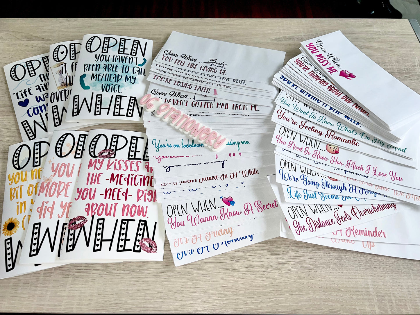 Large open when bundle