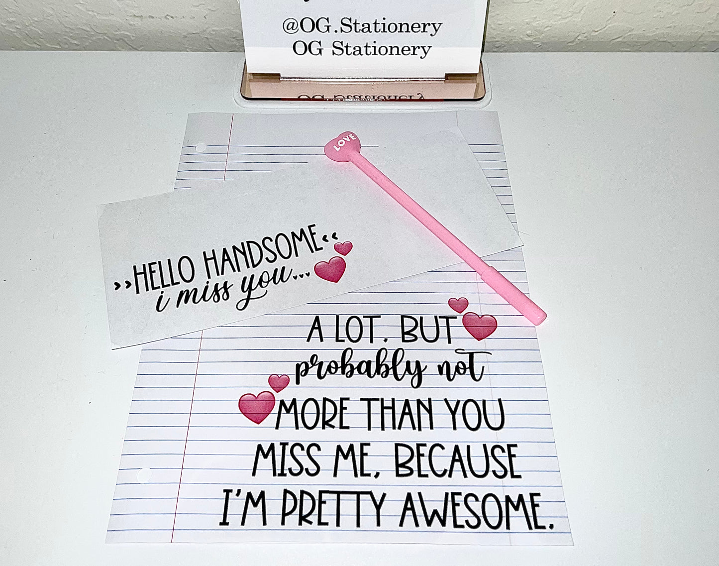 Hey handsome I miss you