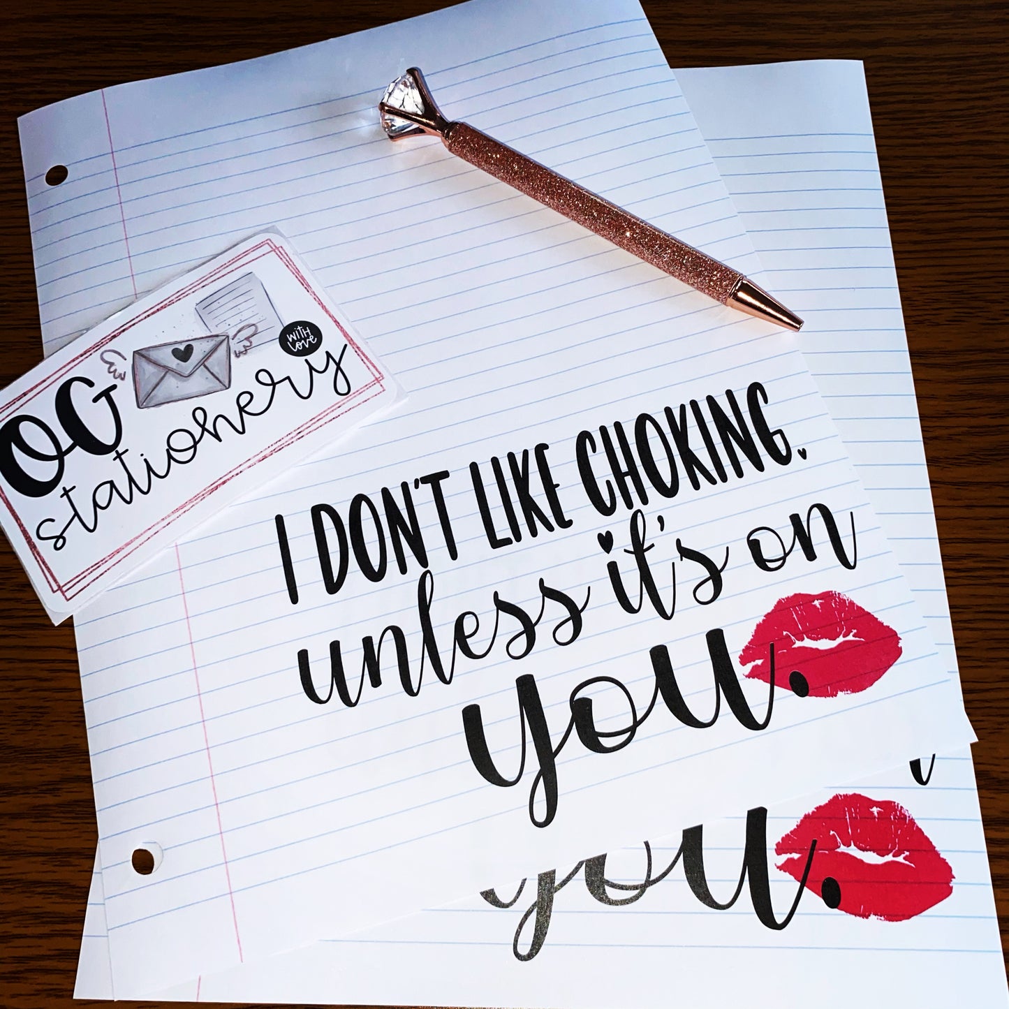 I don’t like choking