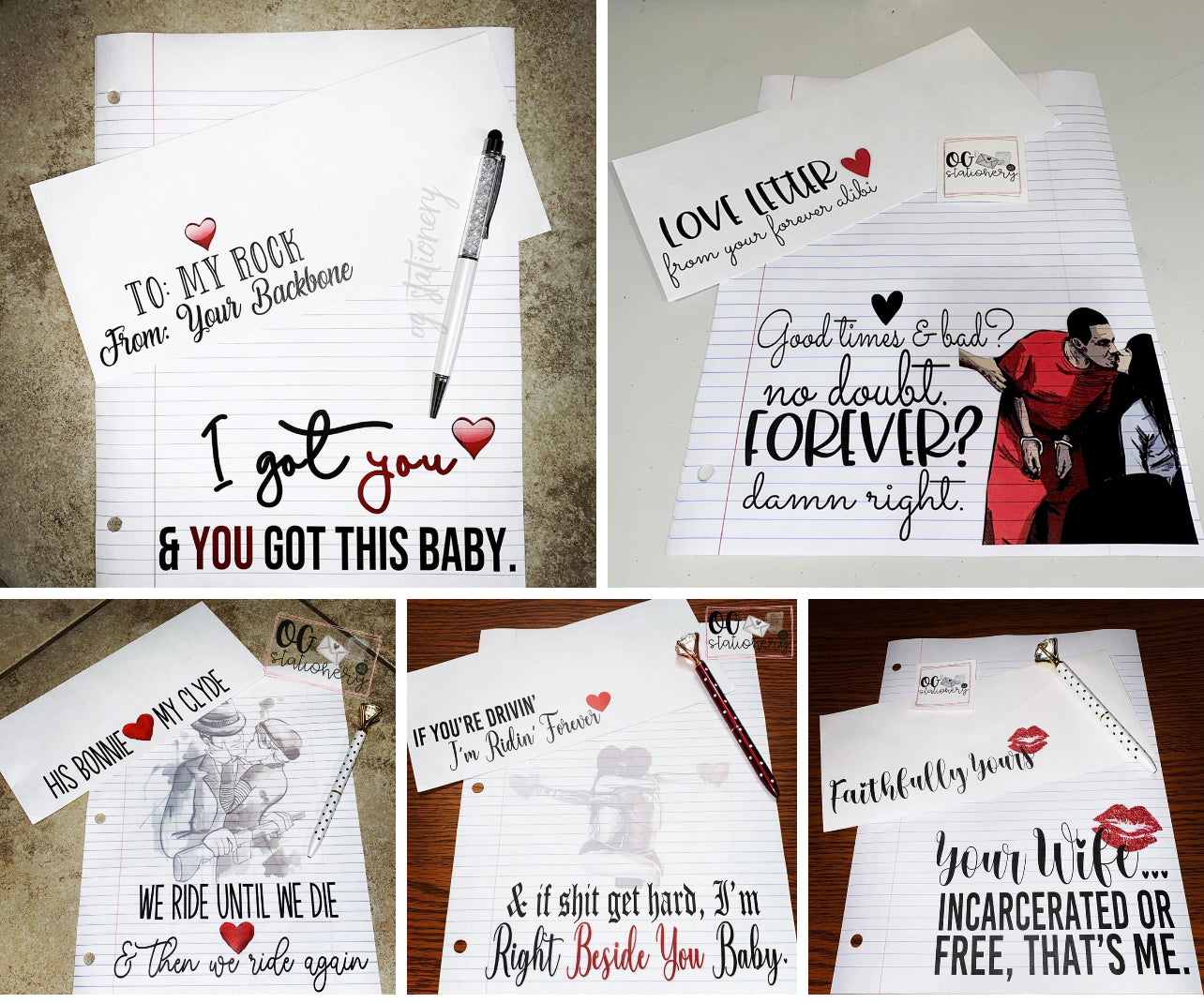 I Got You - writing set bundle