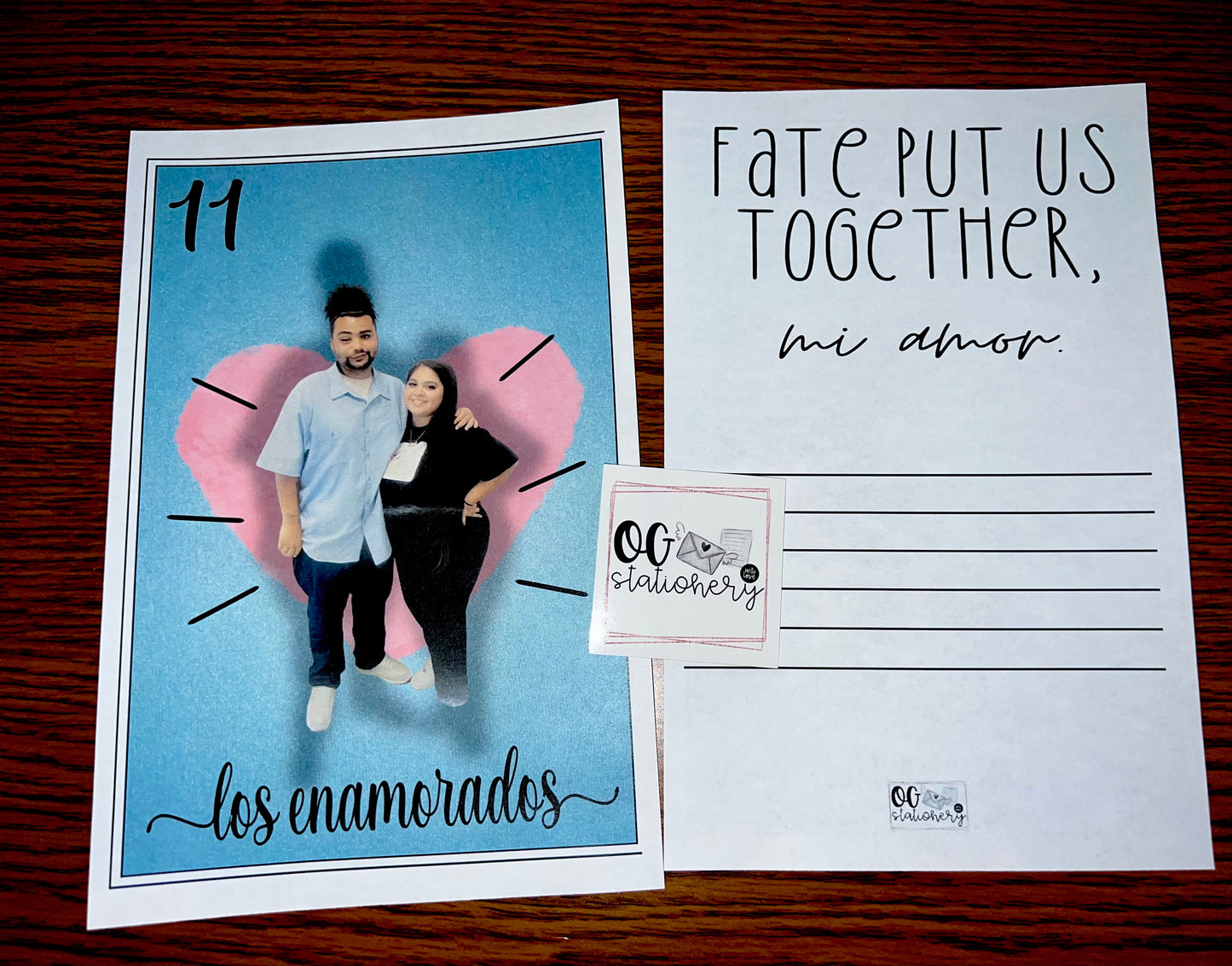 Los Enamorados - custom - flat card