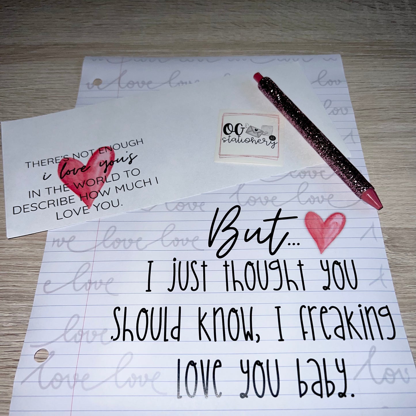 Can't Say I Love You Enough