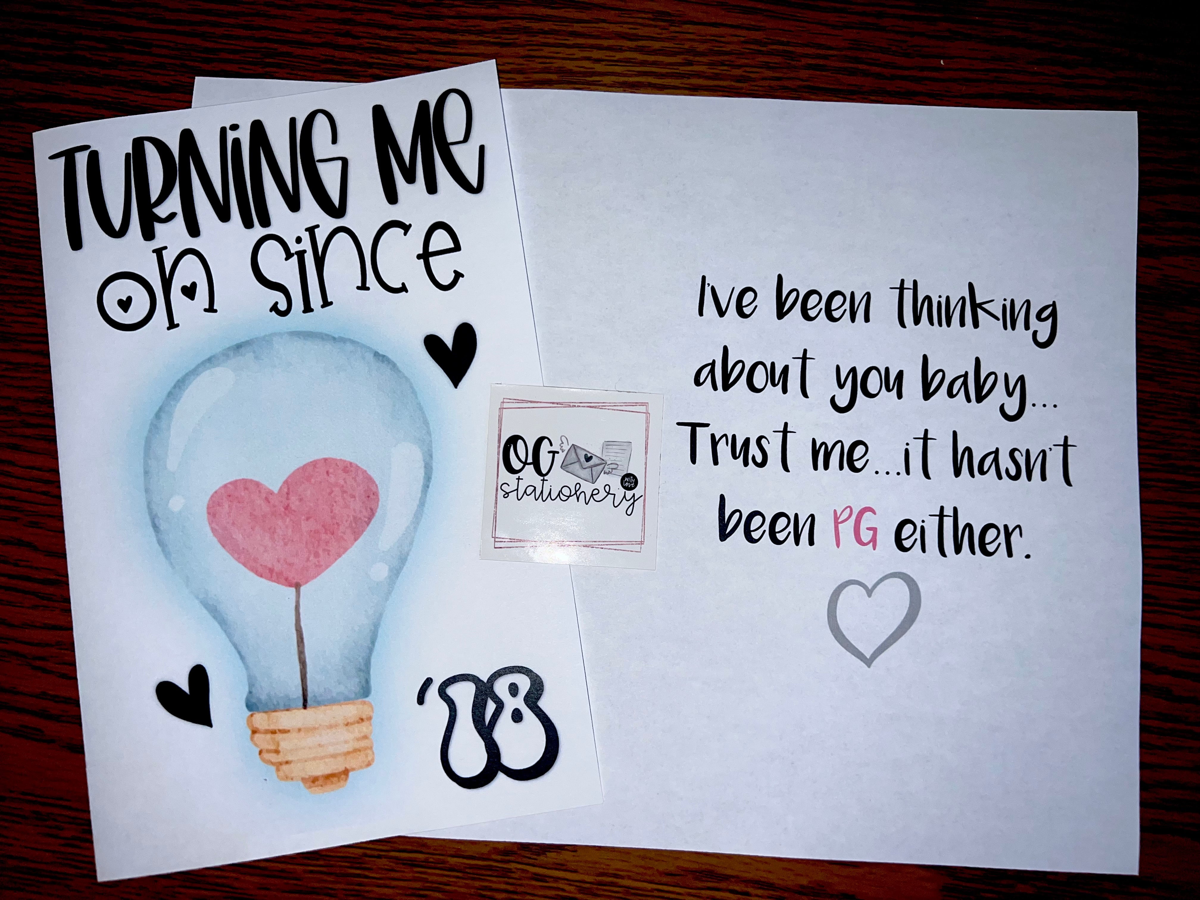 Turning me on since [ ] – OG Stationery