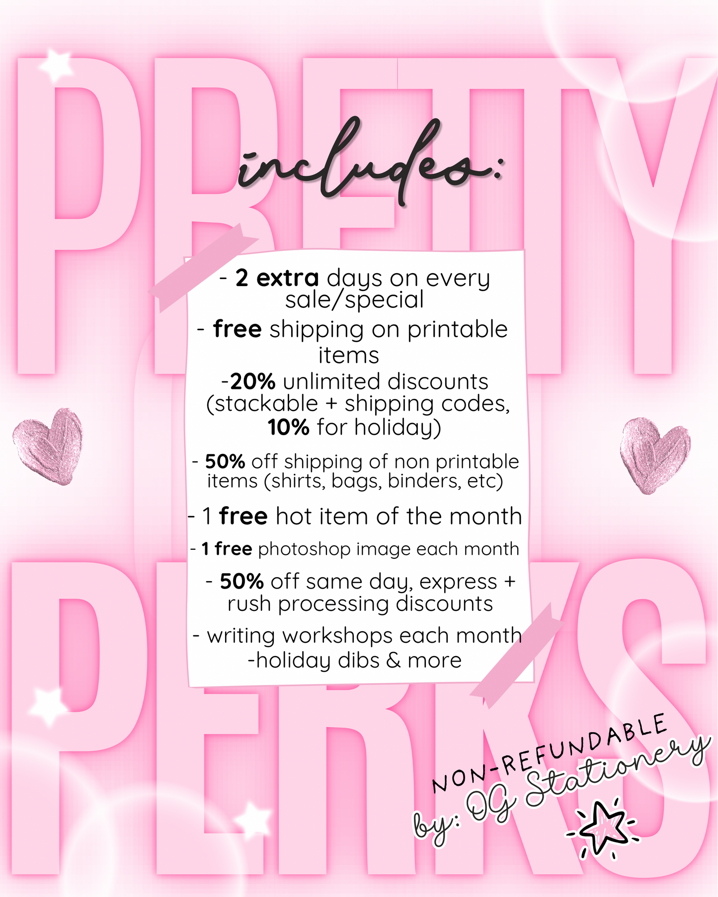 Pretty Perks Membership