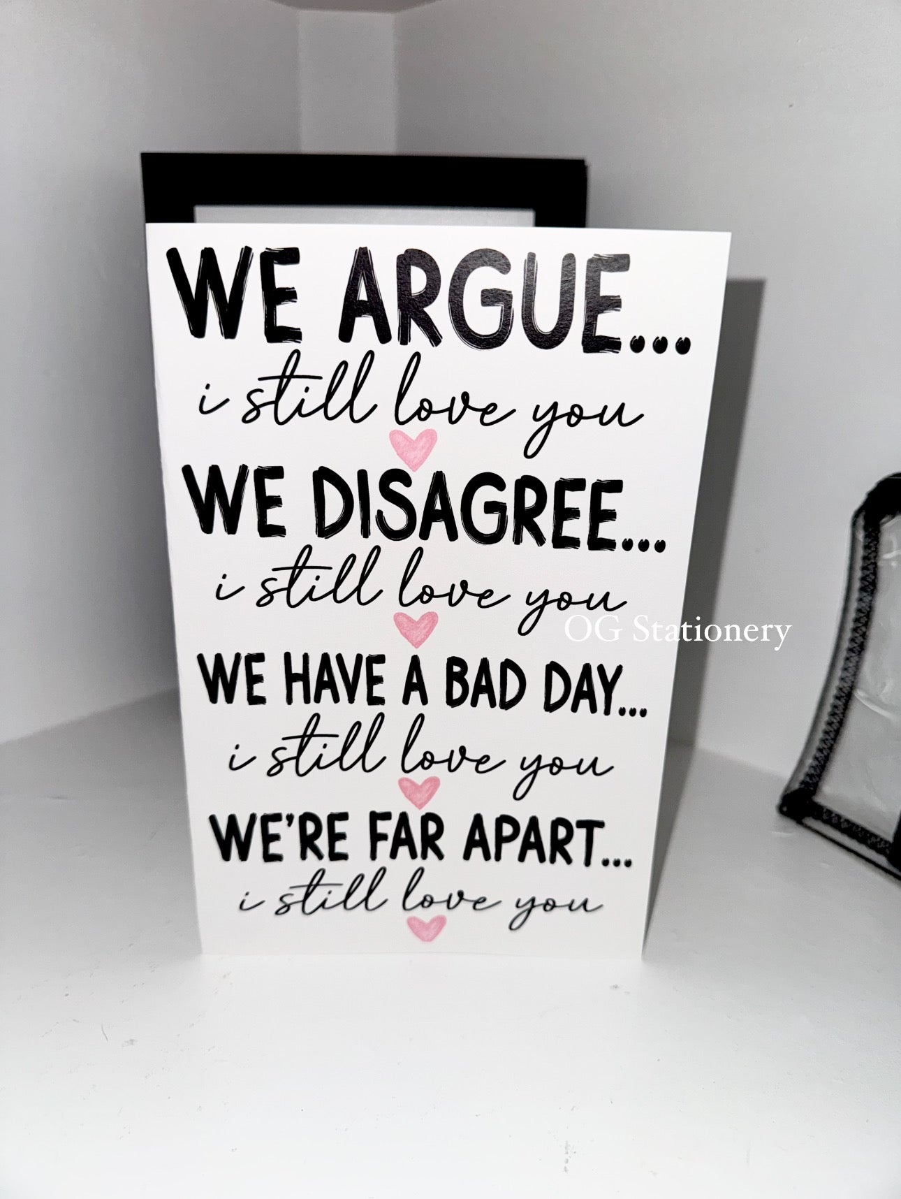 We argue I still love you