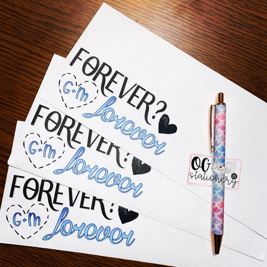 Forever? Forever (with initials)
