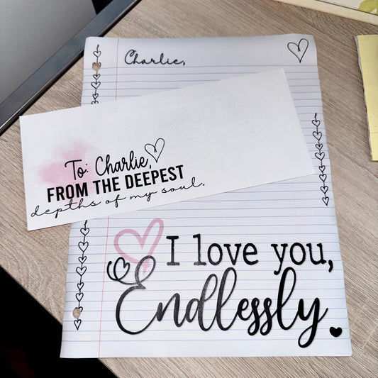 I love you endlessly