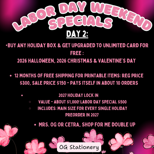 Labor Day Specials Day 2 (no codes)