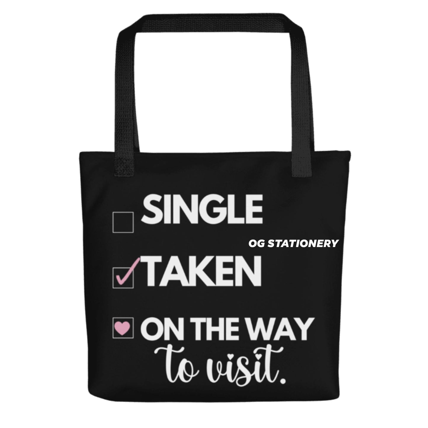 On The Way To Visit, Tote Bag