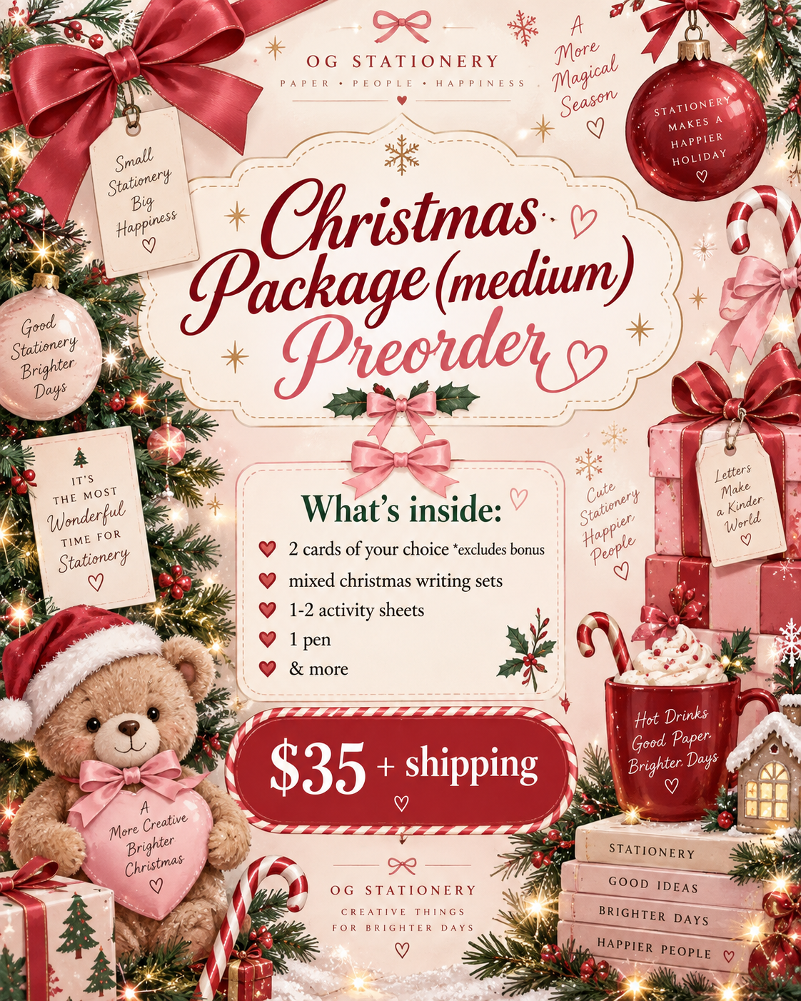Medium Christmas Package (preorder, final sale)