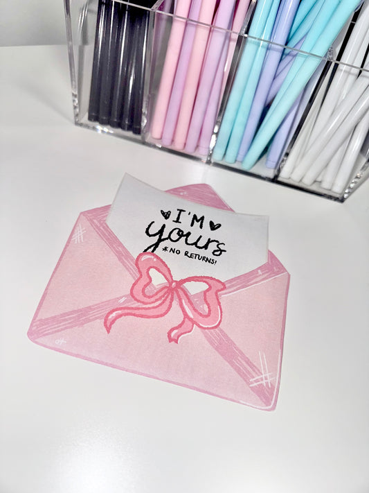 I’m all yours, no returns