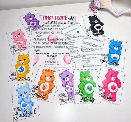 Me & My 10 Moods (carebear)