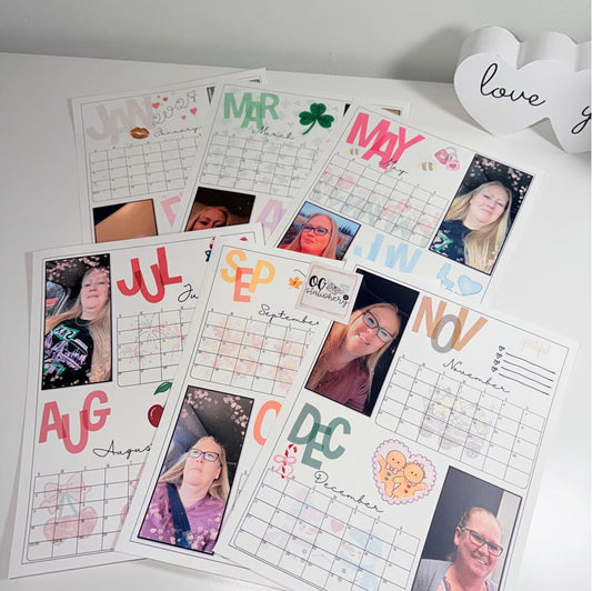 Monthly Calendar - style 2