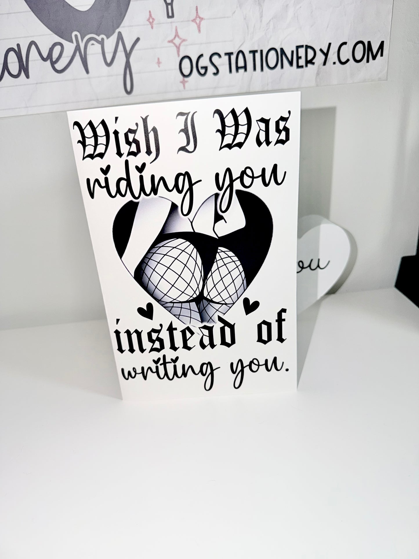 Riding You Not Writing You