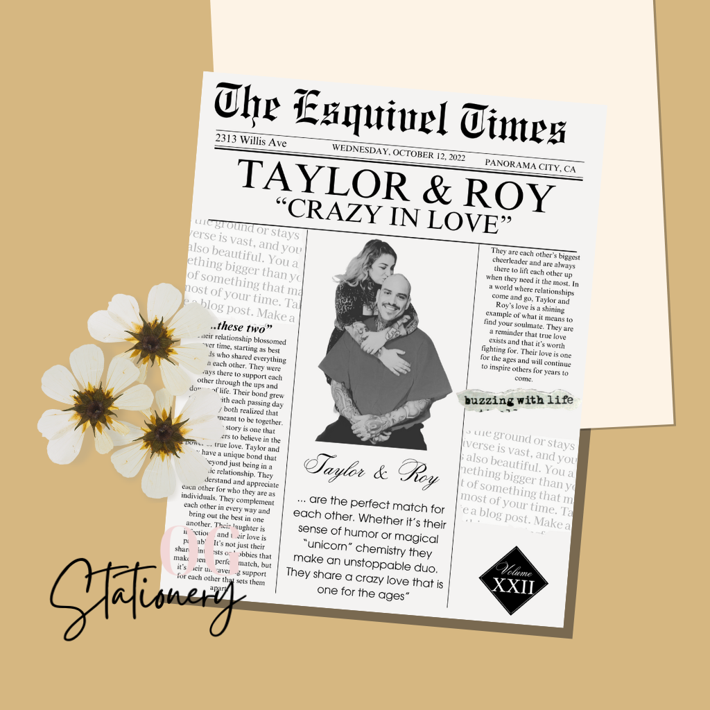 Love Newspaper (DIGITAL ITEM)