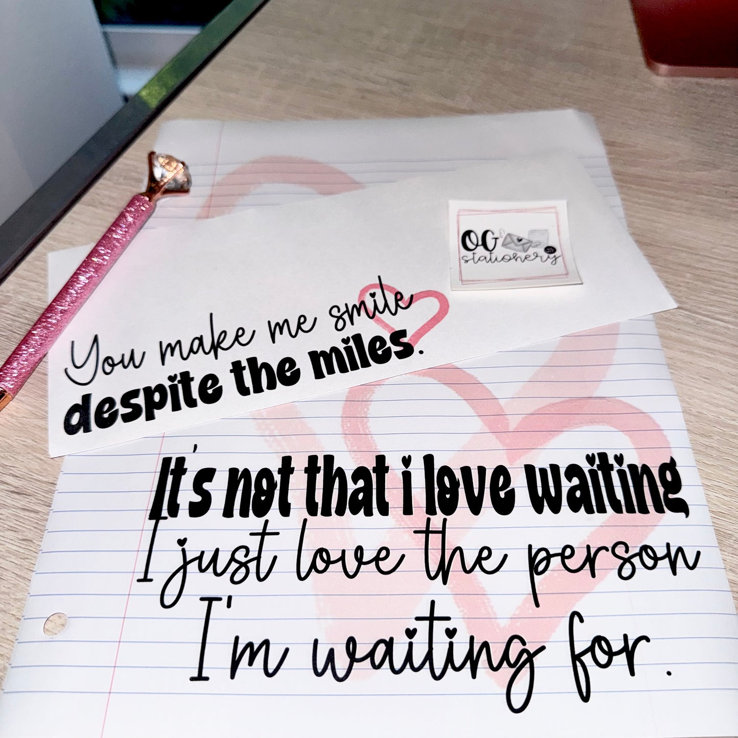 It’s not that I love waiting