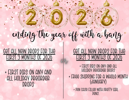 Starting off 2026 the PrettyGirlsPrettyPaper Way