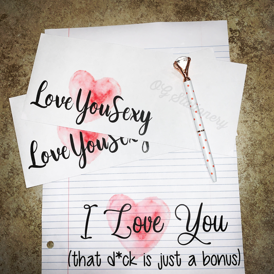 I love you - that D is just a bonus