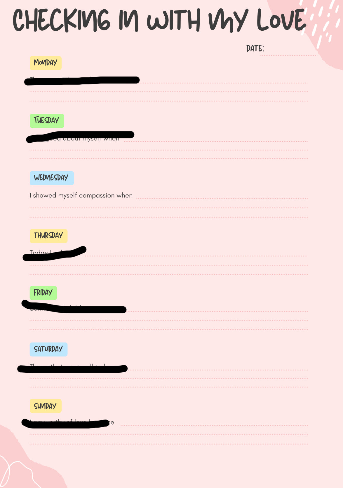 Checking in with my love (digital) – OG Stationery