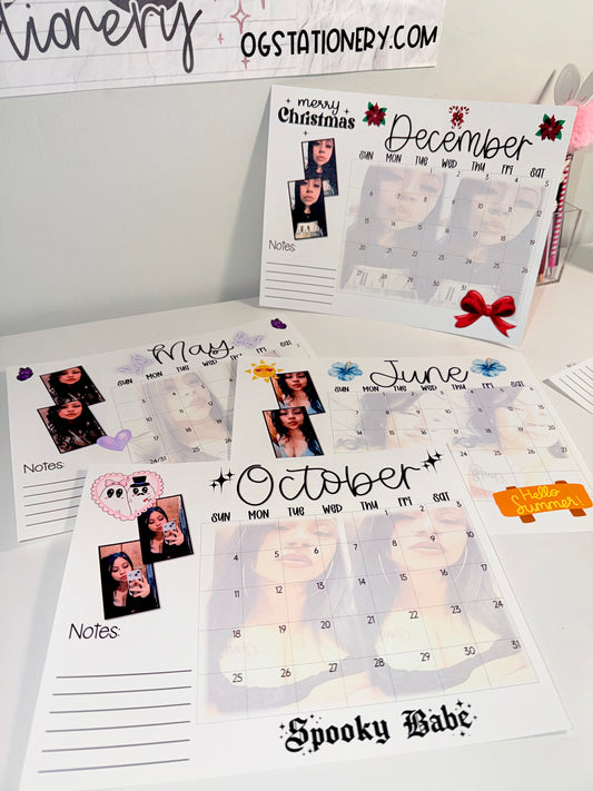 Monthly Calendar - style 1