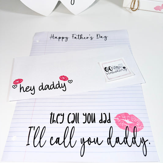 They call you dad - I call you daddy