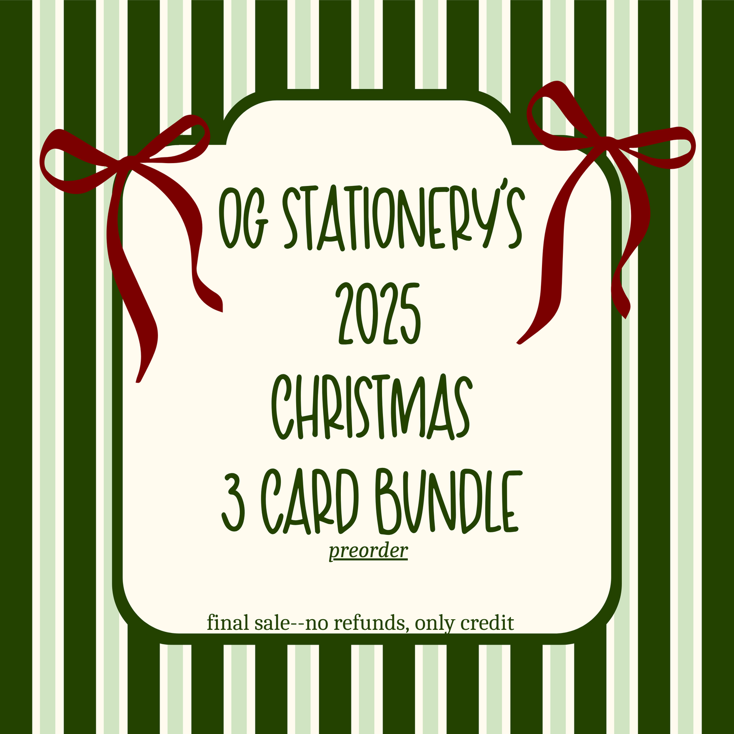 Christmas 3 Card Bundle (PREORDER)