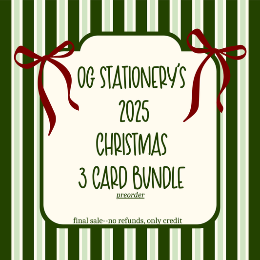 Christmas 3 Card Bundle (PREORDER)