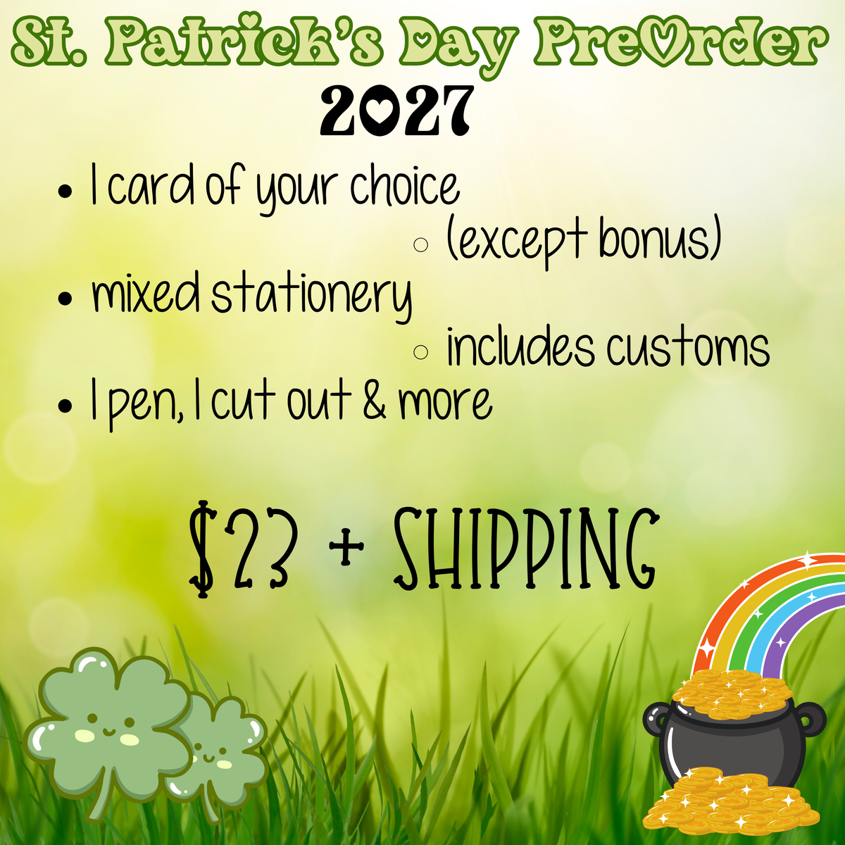 Spring 2027 PreOrder