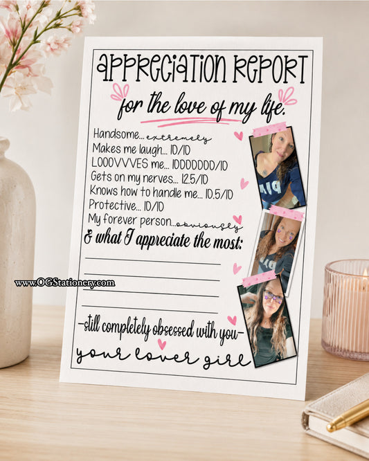 Appreciation Report