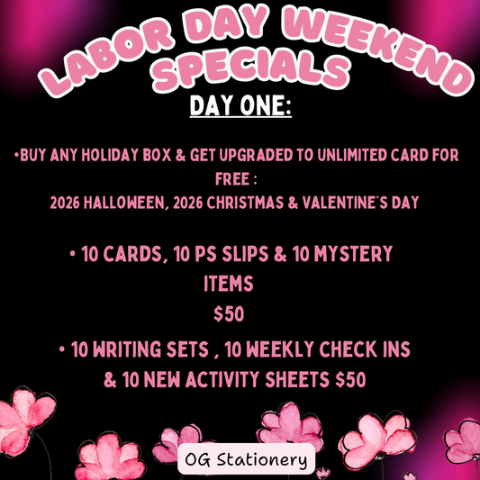 Labor Day Specials Day 1 (no codes)