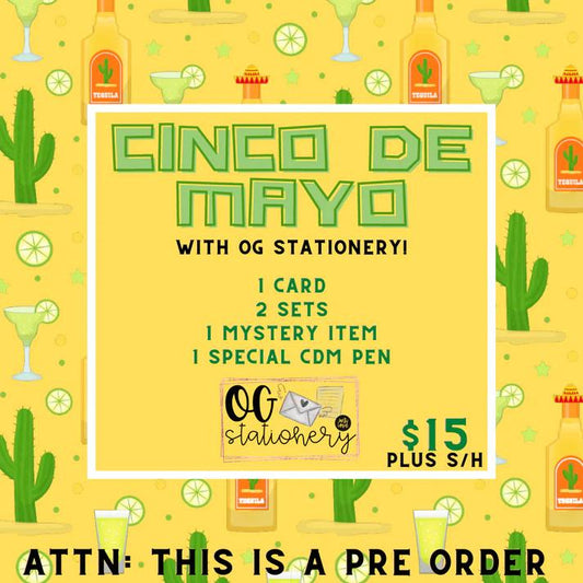 Cinco De Mayo PreOrder