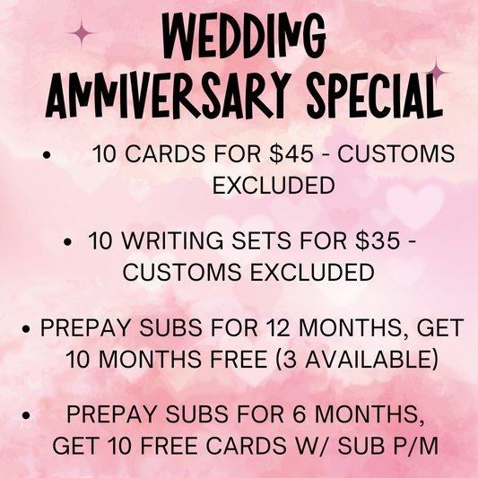 Wedding Anniversary Special