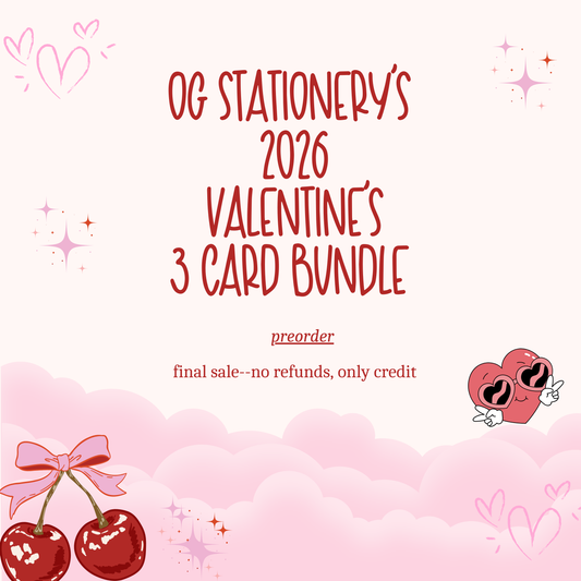 Valentine's Day 3 Card Bundle (PREORDER)
