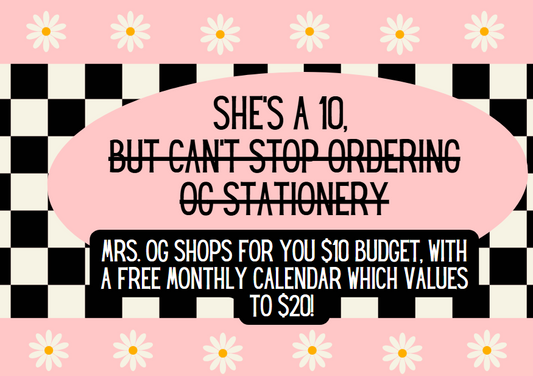 She's a 10 (Mrs. OG shops for you)