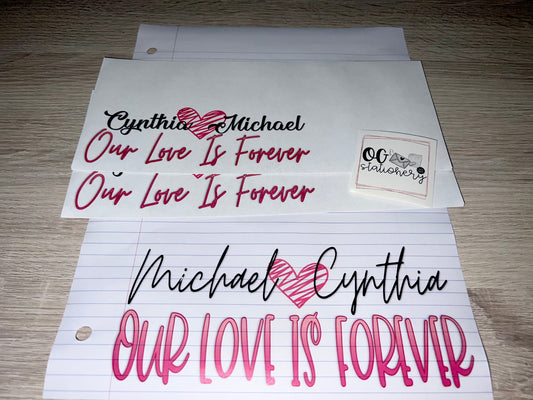 Our Love Is Forever (custom name)