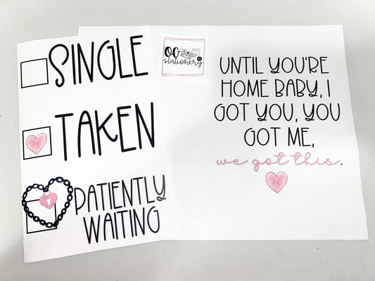 Single, Taken, Patiently Waiting