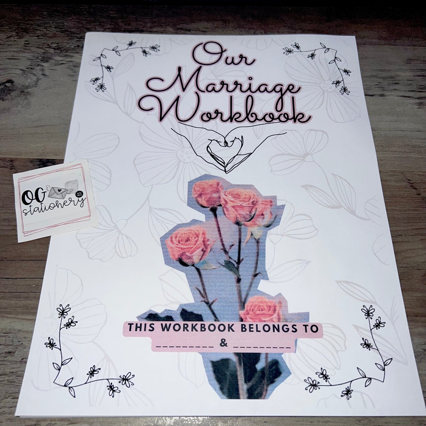 Our Marriage OR relationship Workbook (digital item)